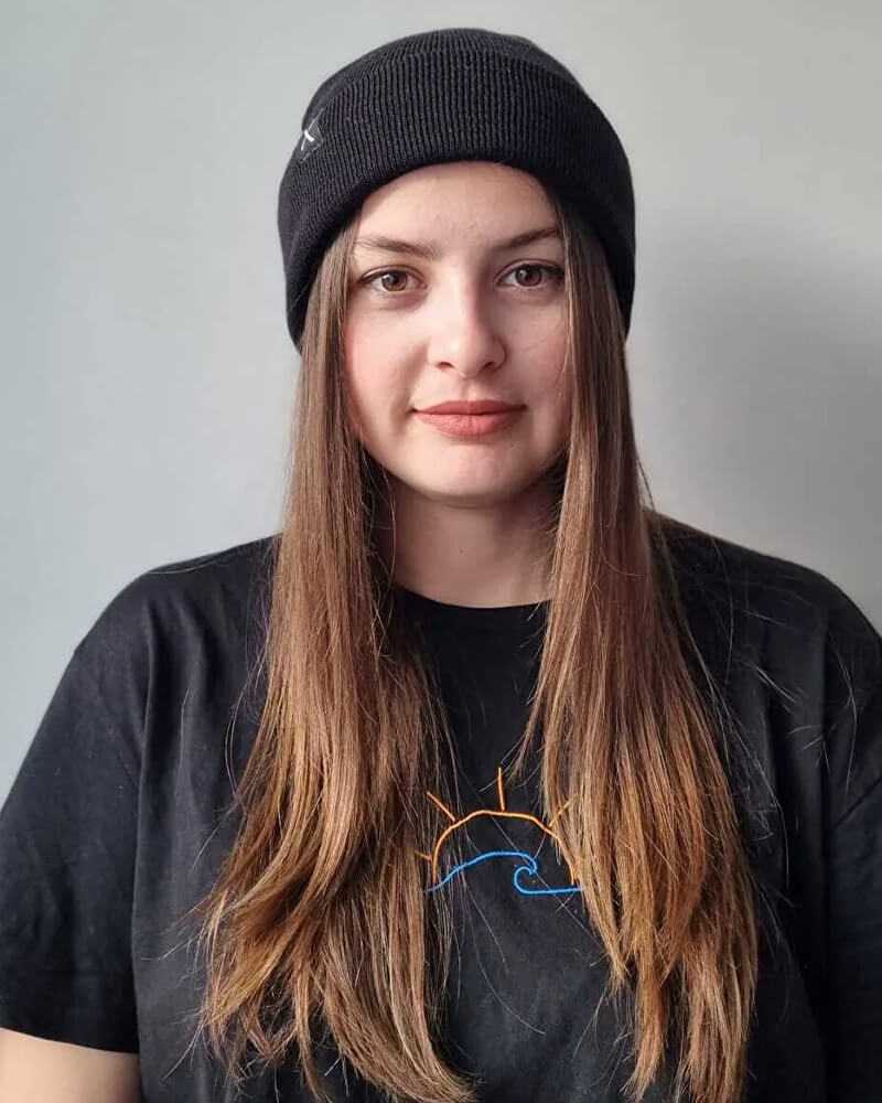 SİYAH YUMUŞAK KUMAŞ BERE - Görsel 4