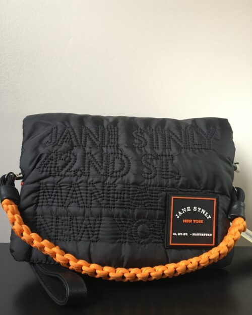 Jane Stanly Paraşüt, Yumuşak Kumaş, Ayarlanabilir Askılı, Siyah El ve Omuz Çantası