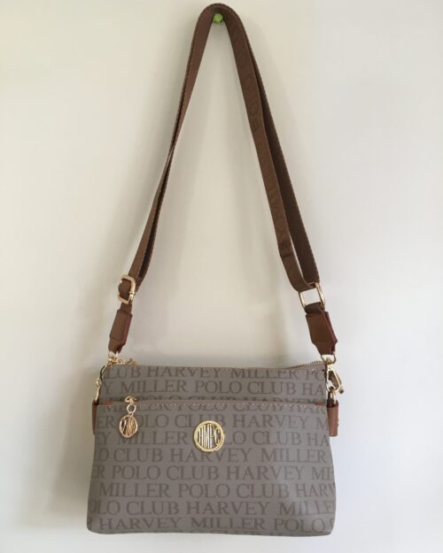 Polo Club(Harvey Miller) Ayarlanabilir Askılı, Vizon El ve Omuz Çantası