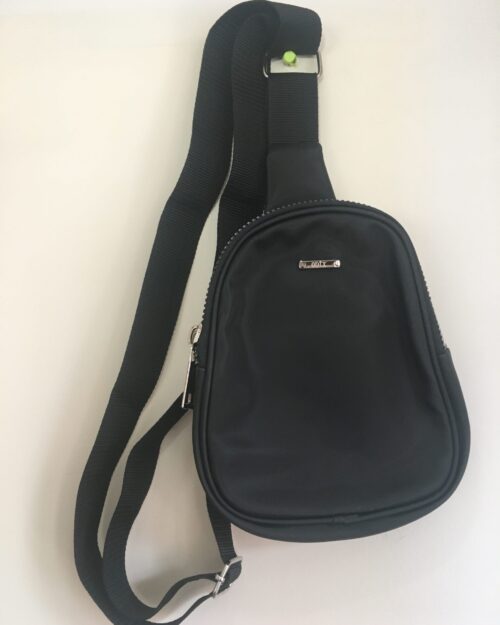 Parlak ve Pürüzsüz Yüzey, Siyah  Bel Çantası