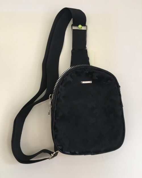 Kamuflaj Desenli, Siyah Bel Çantası